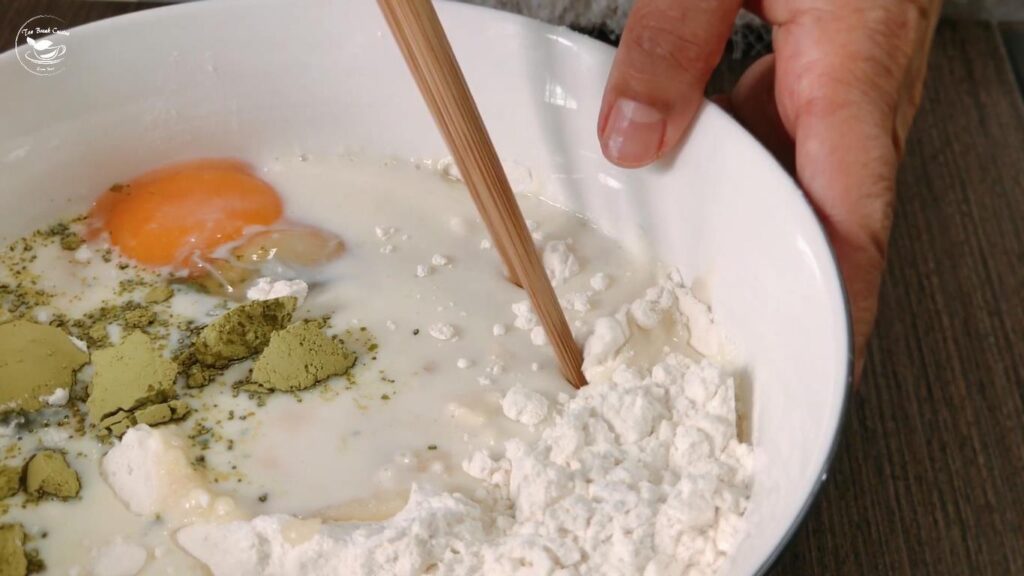 毛線球麵包 Matcha Wool Roll Bread Recipe| 8個步驟 簡易食譜 3 step1