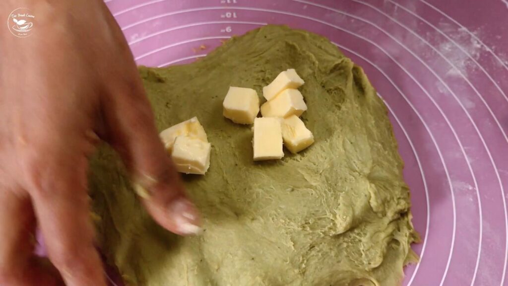 毛線球麵包 Matcha Wool Roll Bread Recipe| 8個步驟 簡易食譜 4 step2