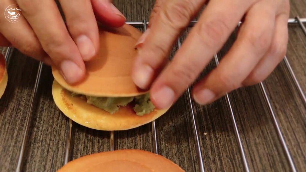 銅鑼燒 Dorayaki with Matcha Custard Recipe| 5個步驟 簡易食譜 7 step5 4