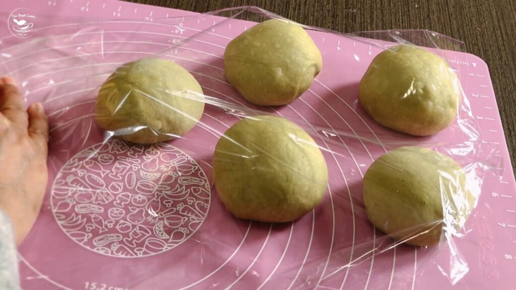 毛線球麵包 Matcha Wool Roll Bread Recipe| 8個步驟 簡易食譜 8 step6